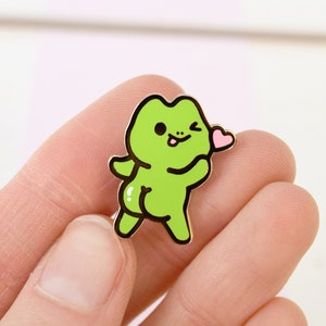 misomomo Happy Little Frog Enamel Pin