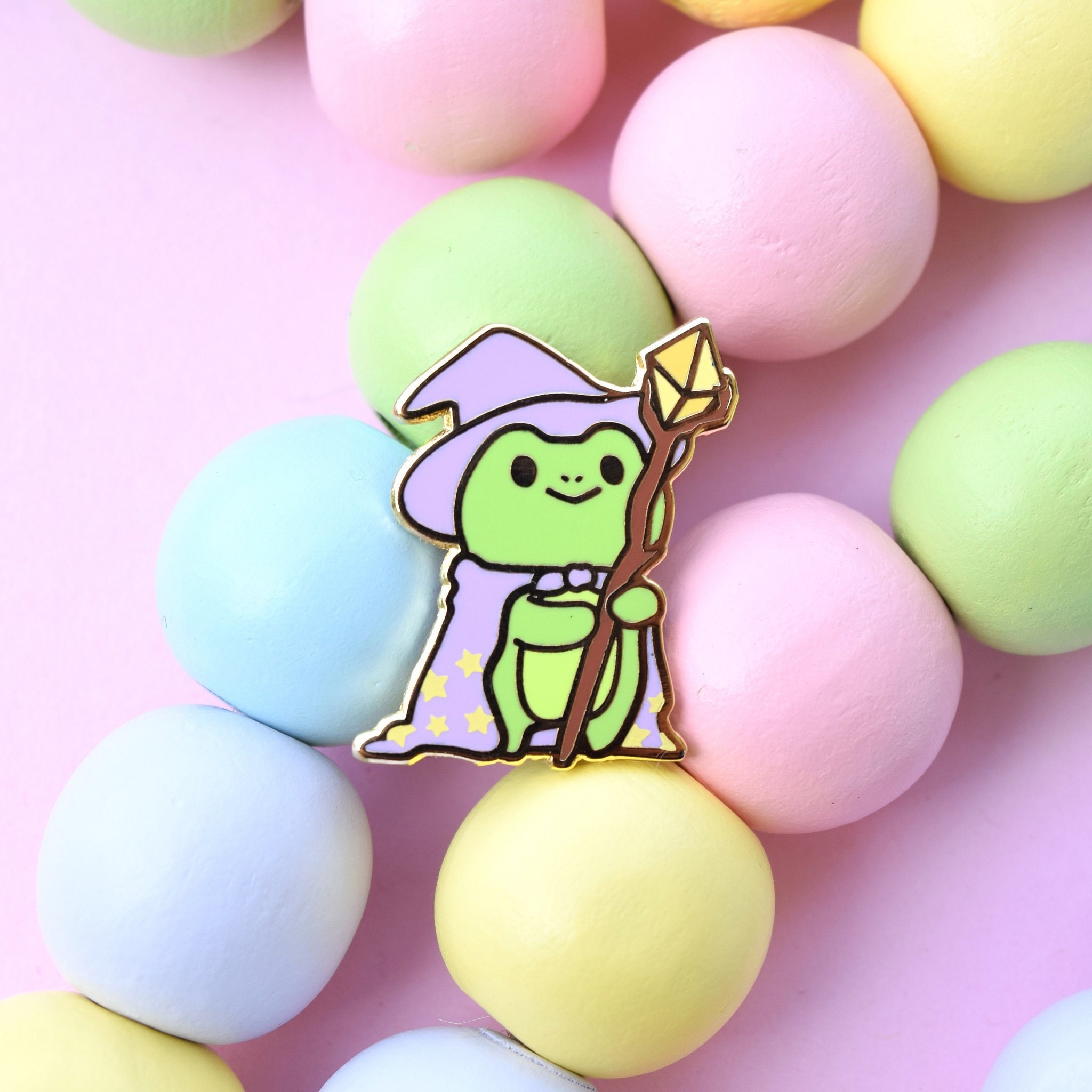 Yer a Wizard Froggy Enamel Pin / Halloween, Frog, DnD, Dungeons and D…
