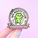 Big Booty Club Members Only Enamel Pin // Frog, Froggy, Cute, Kawaii, Nature, Outdoors, Froggo, Mini Pin, Animal, Butt, Funny