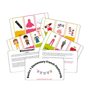 Beginning Elementary French Flashcards
