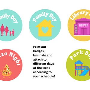 Days of the Week Wall Learning Pack - Etsy