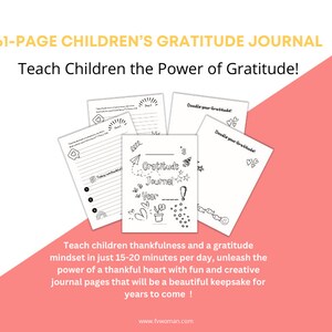 Gratitude Journal for Kids