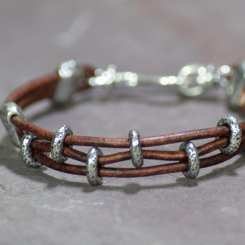 Handmade Pewter Bracelet - NB2518 main image 0