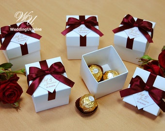 wedding favor boxes etsy