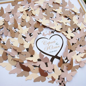 Hochzeit Gästebuch Ideen mit Schmetterlingen, 3D Gästebuch Alternative Gästebuch Baum Alternative Hochzeit Gästebuch Modern Hochzeit Gästebuch