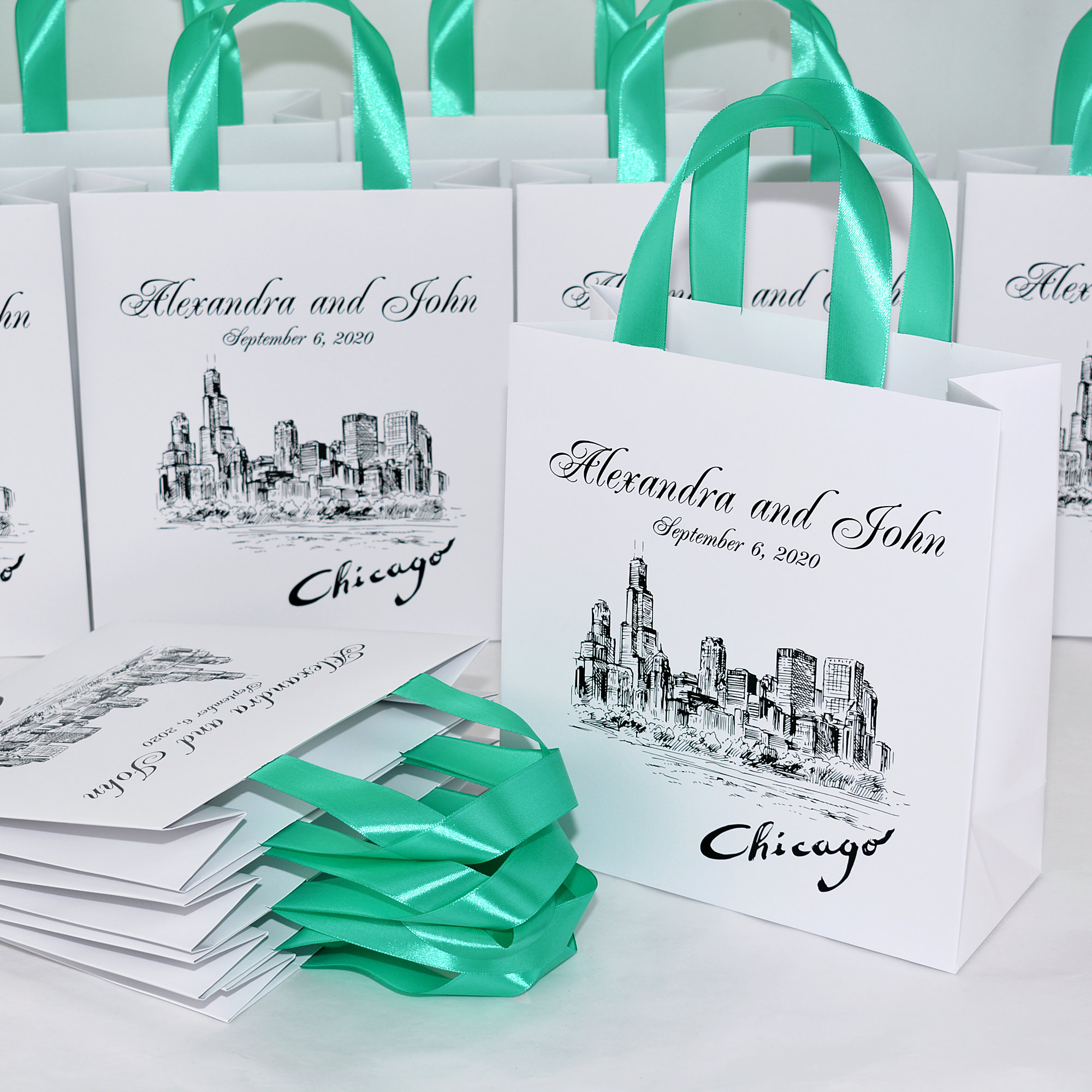 Wedding Welcome Bags with North Fork Potato Chips