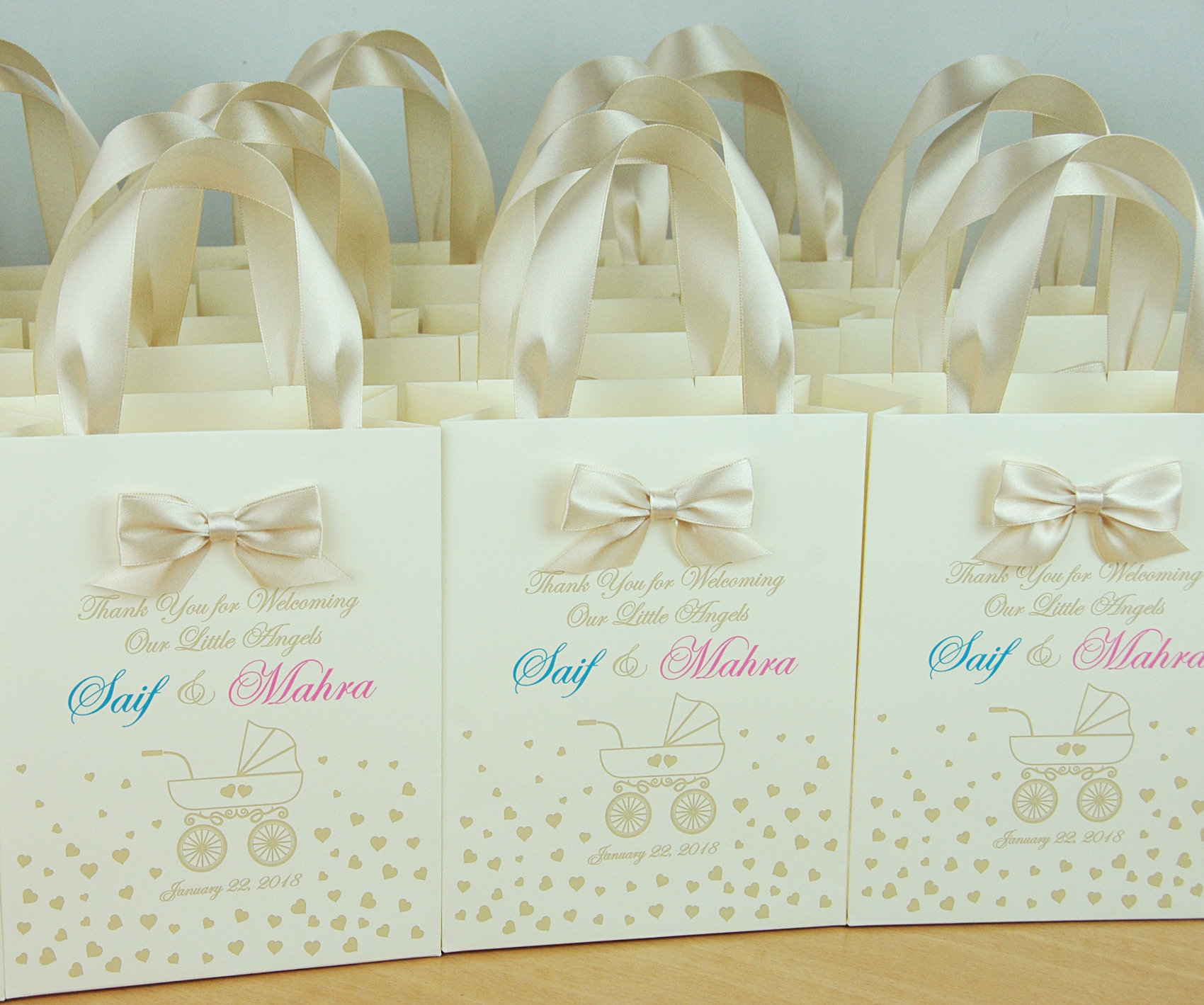 50 Baby Birthday Gift Bags for Guests Thank Your for Etsy