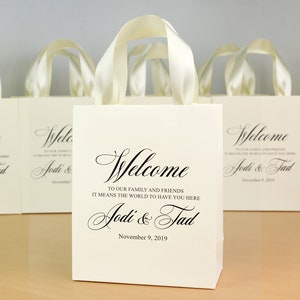 25 Wedding Welcome Bags for Wedding Favor for Guests Elegant - Etsy