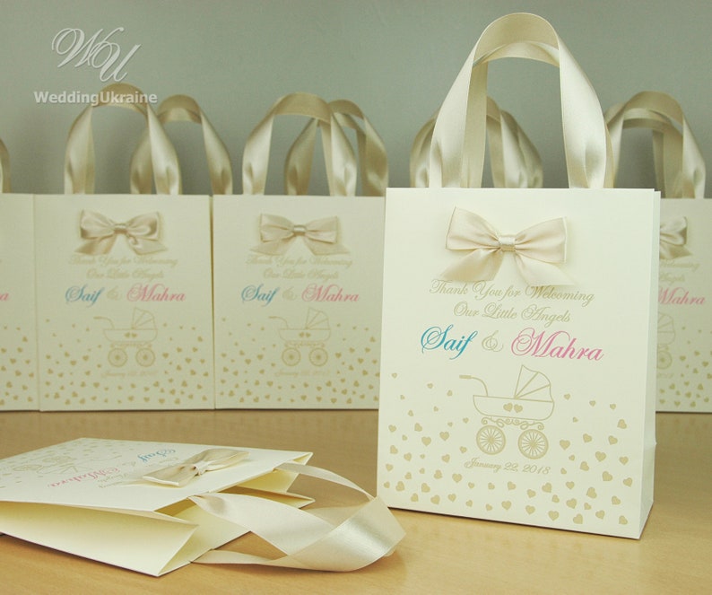 50 Baby Birthday Gift Bags for Guests Thank Your for Etsy