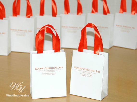 Small Gift Bags With Ribbon Handles Gold Mini Gift Bag,for