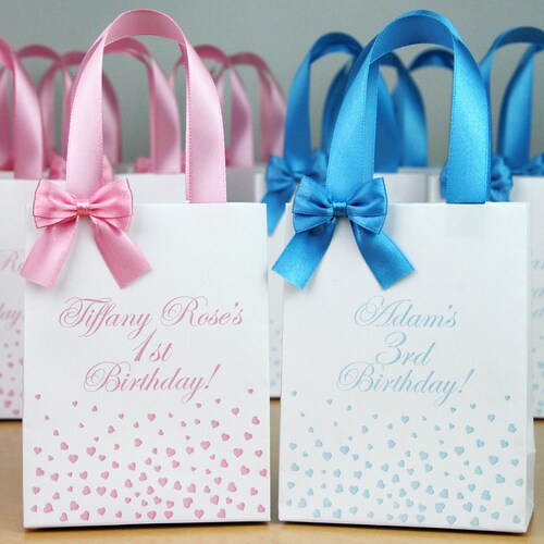 PERSONALISED GIFT BOX FAVOURSPRING TIME FLORALPARTY GIFT BAG 