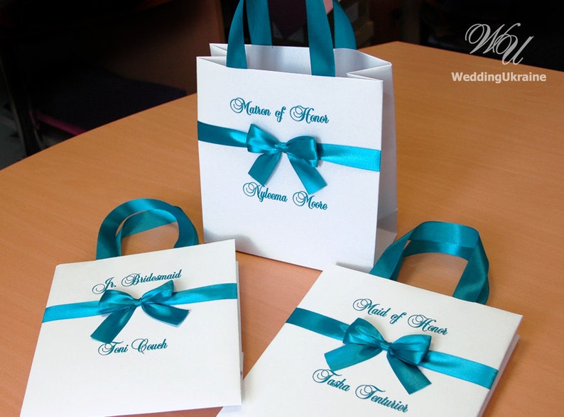 Personalized Gift bags Bridesmaid's Gift bag Bridal | Etsy