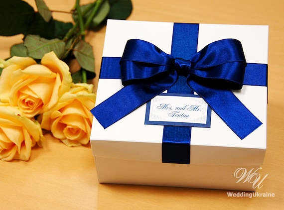 Nastro Di Raso Blu 20mm X 22m Per Pacchetti Regalo E Fai Da Te | Blu Navy Per Decorazioni Feste E Matrimoni