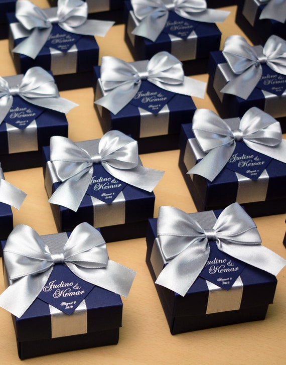 Cajas de regalo pequeñas con tapas, cuentas de cinta para regalos de boda,  despedida de soltera, cajas de dulces de Navidad, cajas de dulces con