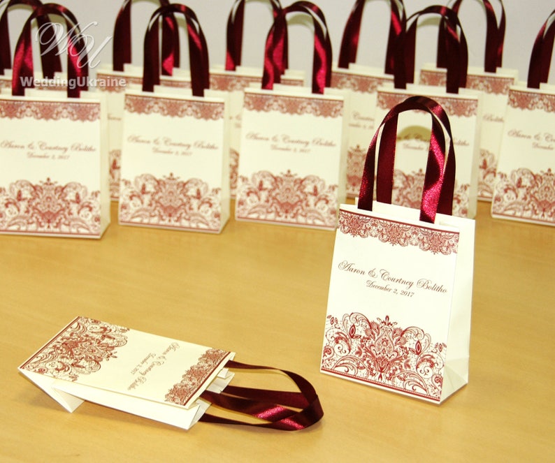 Chic Wedding Gift bags for small souvenirs Personalized Bag Etsy