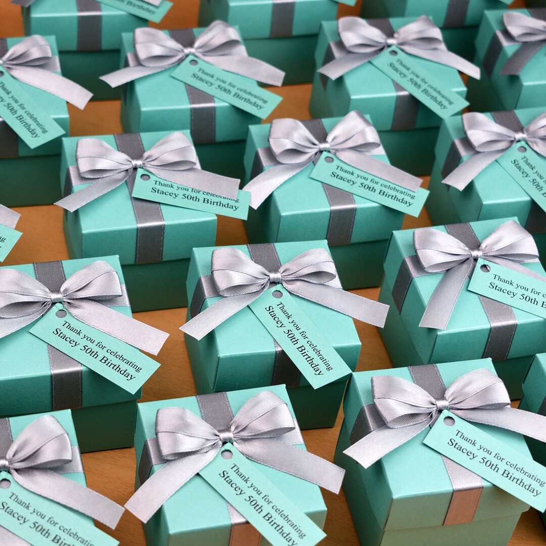 Healvian 50 Pezzi Scatole Regalo Matrimonio Bianco Carta