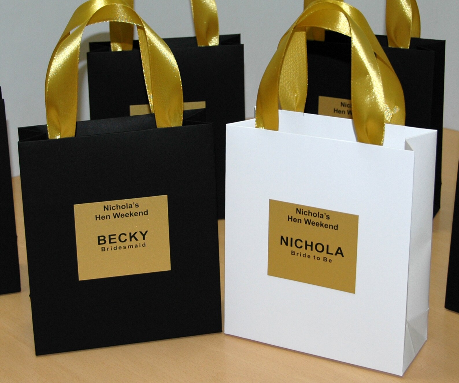 Hen Weekend Gift Bags Personalized Bridesmaid