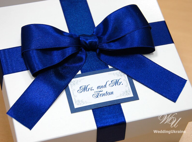 Gift Set Paper Bag and Box With Satin Ribbon and Bow Etsy