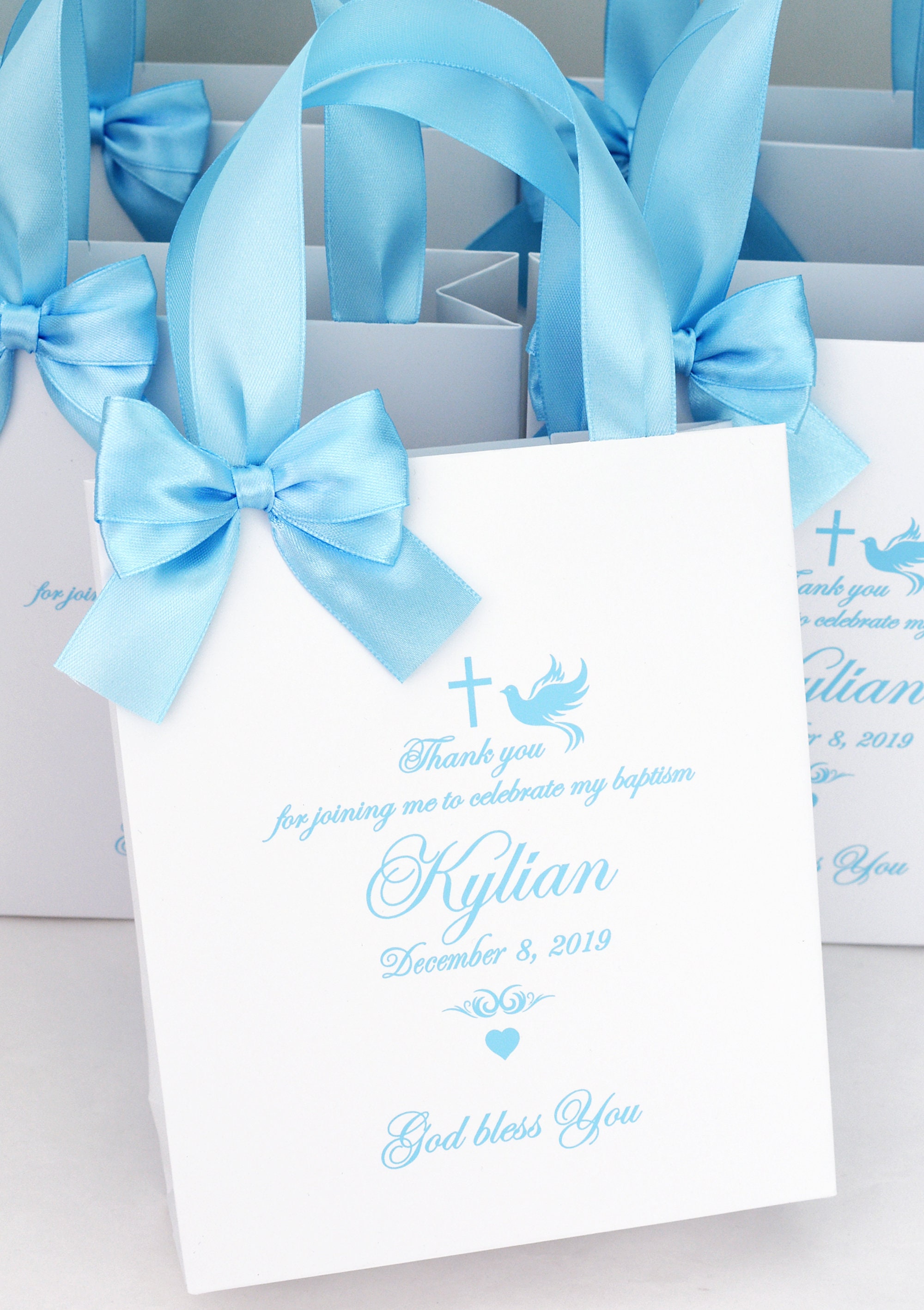 Buy Baptism Gift Bags for Guests Thank Your Bag Welcome Bag With Online in  India  Etsy