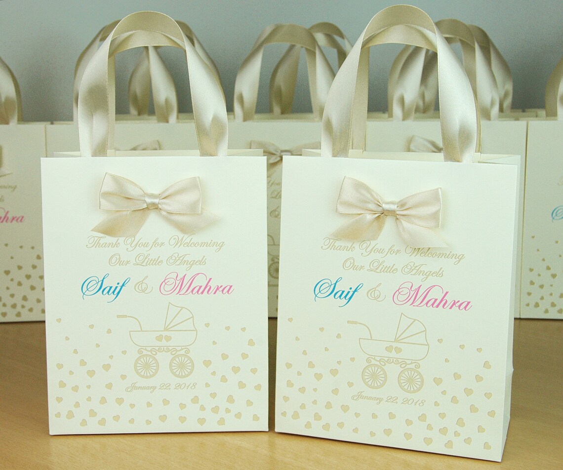 50 Baby Birthday Gift Bags for Guests Thank Your for Etsy