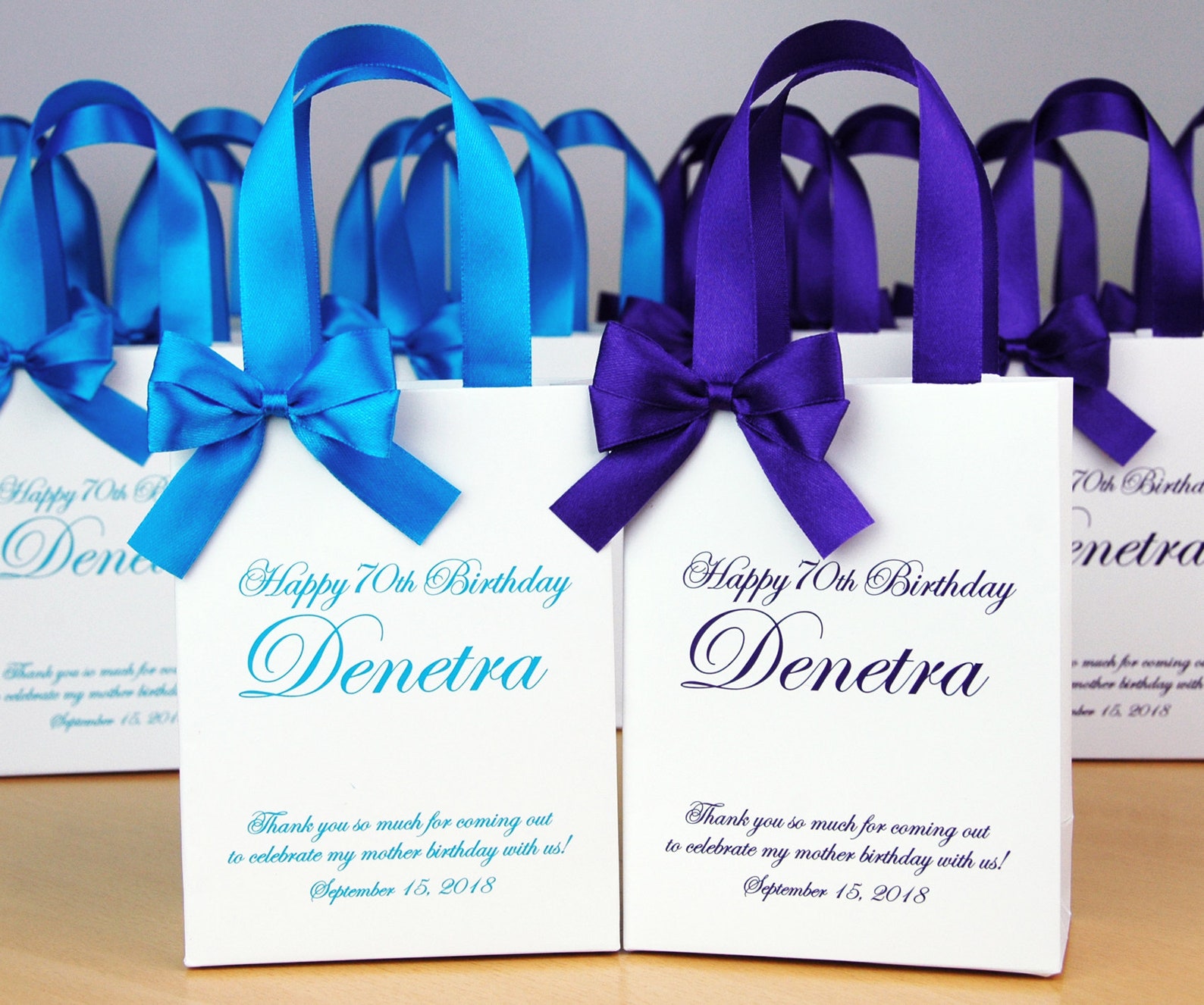 Elegant Anniversary Party Favor Gift Bags for Guests Etsy