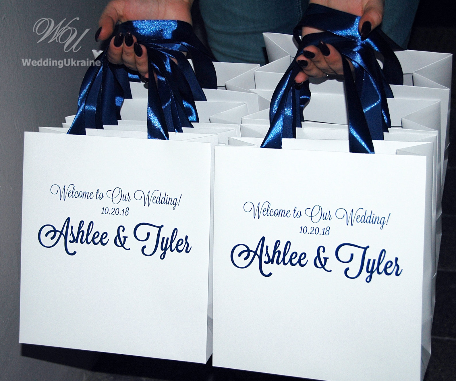 Detailed Hotel Gift Bags Wedding Scene Nature Detailed Hotel Gift Bags Wedding Scene Nature