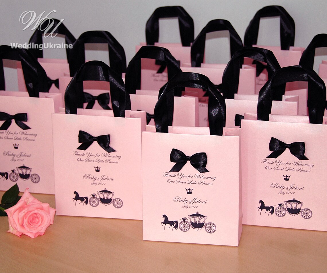 Baby Girl Gift Bags for Guests Thank Your for Our Etsy