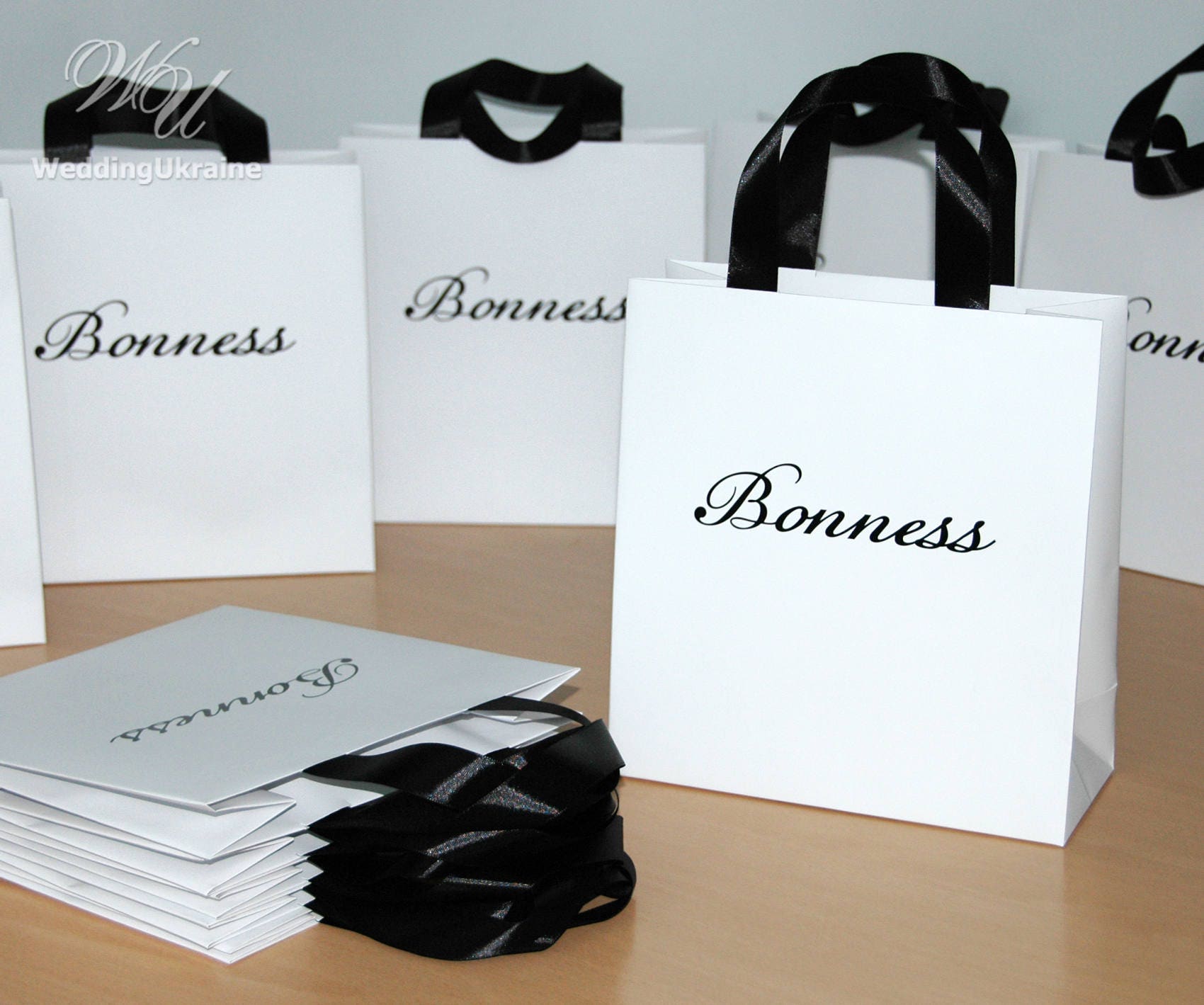 5/10 pcs Personization Logo Paper Gifts Package Bags For Small