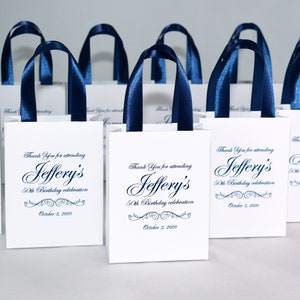 30 Birthday Party Favor Bags Personalized 50th Birthday - Etsy