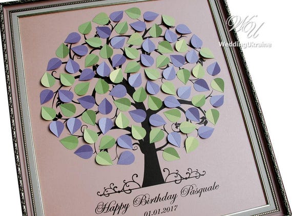 Personnalise Anniversaire Livre Dor Idee Livre Dor Etsy