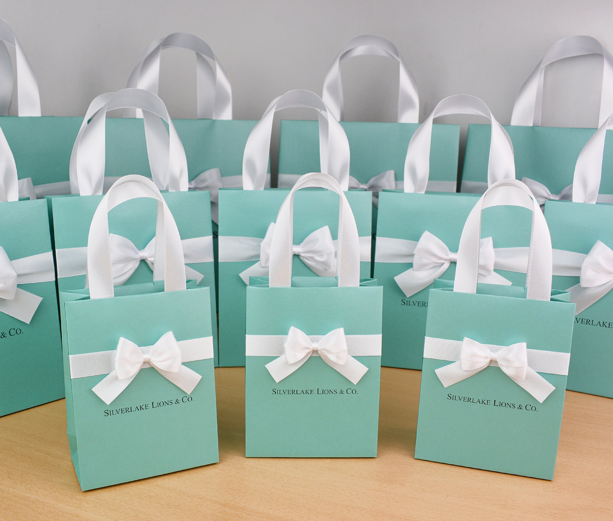 Tiffany style shopping Bags — Auspicious Laundry Store