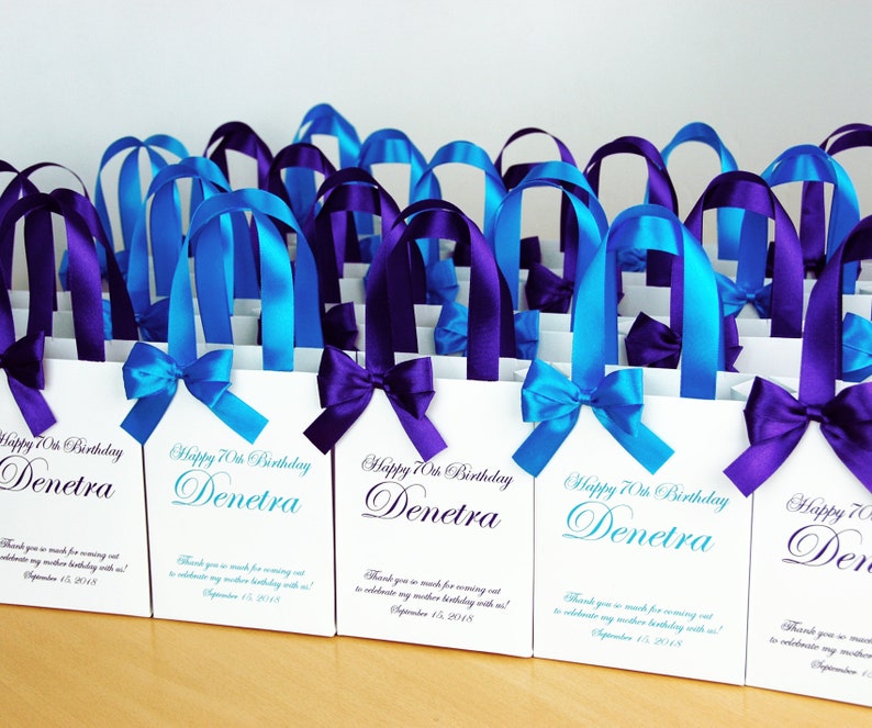 Elegant Anniversary Party Favor gift bags for guests Etsy