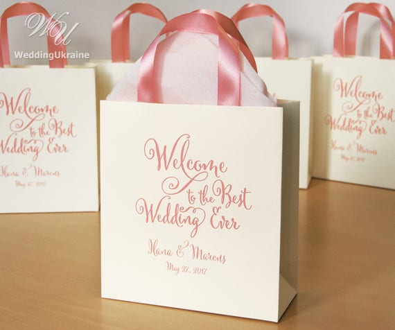 Personalized Wedding Gift Bags