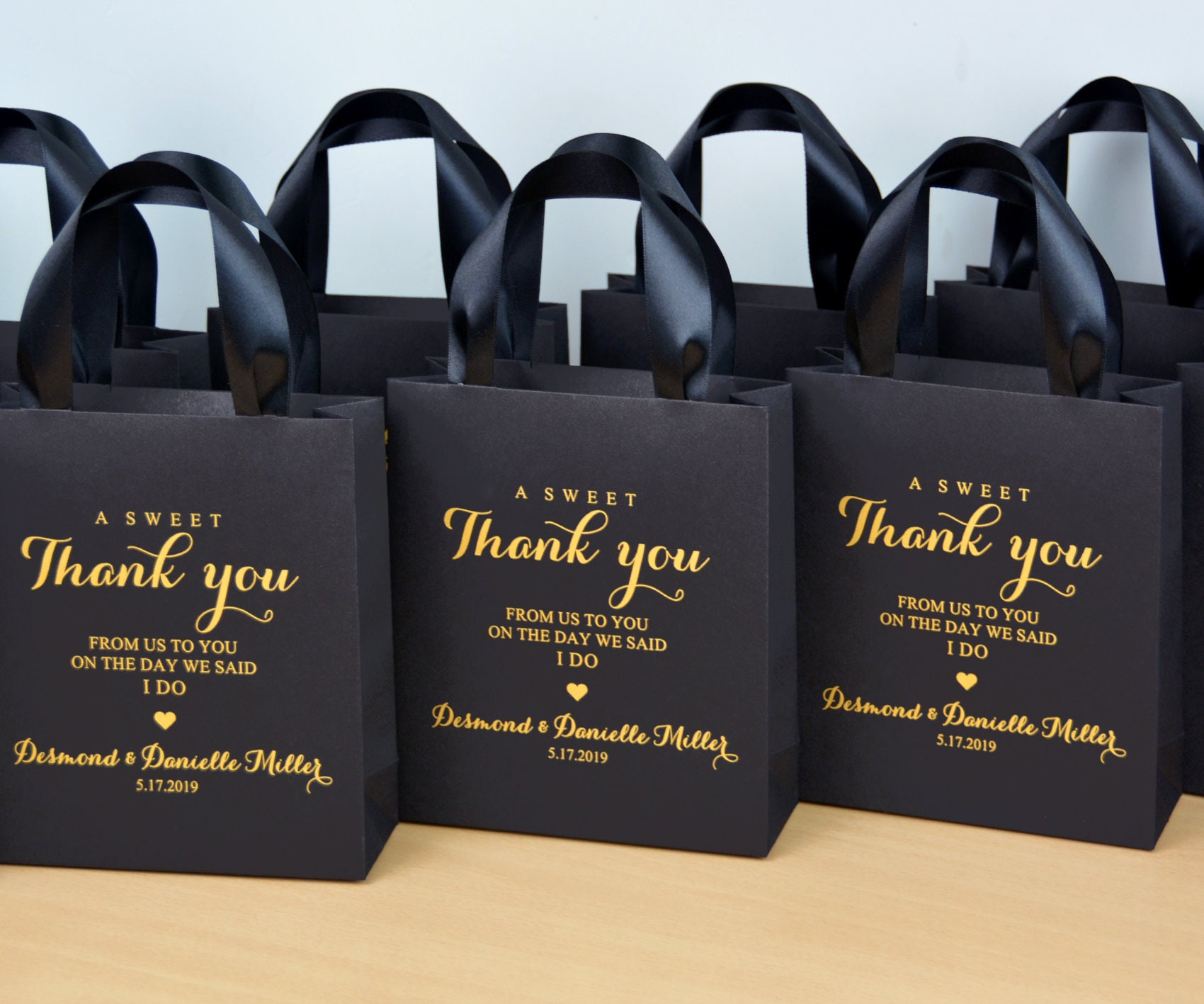 Personalized Wedding Gift Bags