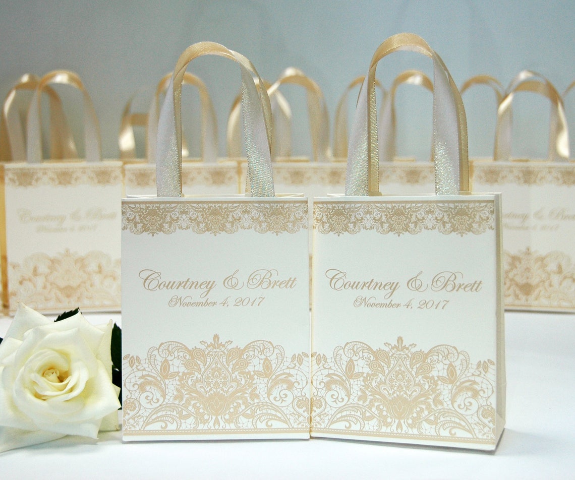 50 Wedding Party gift bags are the great mean to Etsy