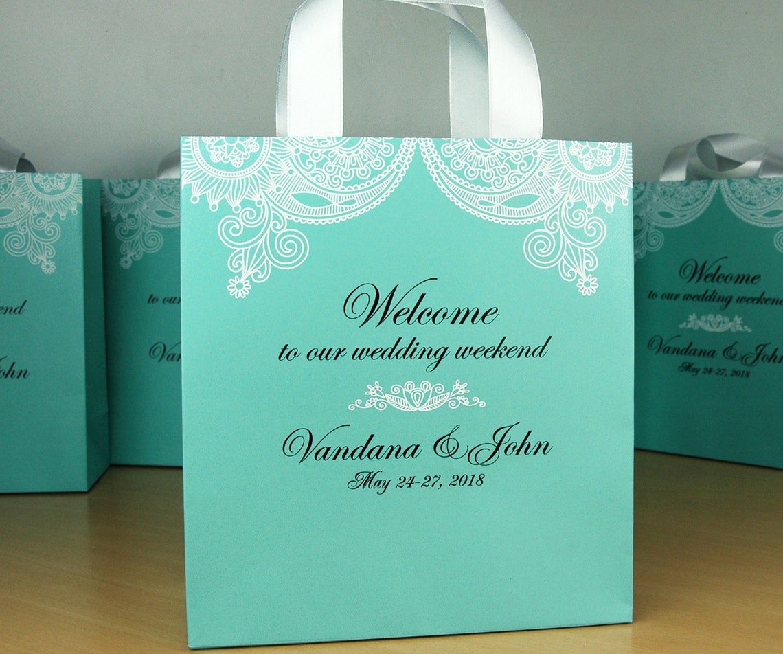 30 Mehndi design gift bags with satin ribbon handles & your Etsy