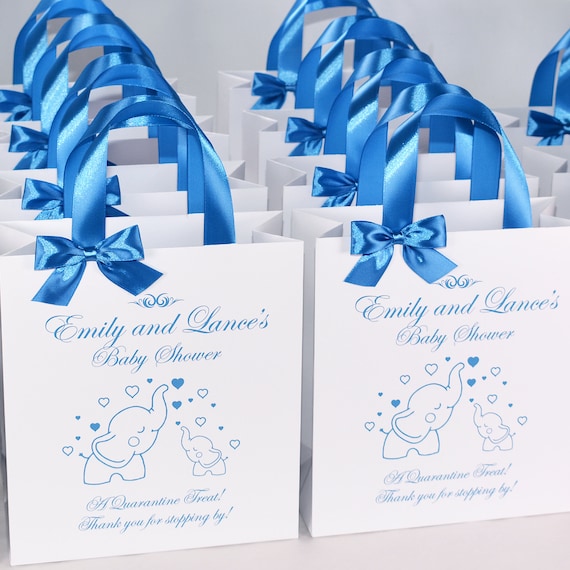 50 Stück Geschenktüten Mit Elefanten-Muster – Süße Süßigkeitenboxen Für Baby-Party & Hochzeit