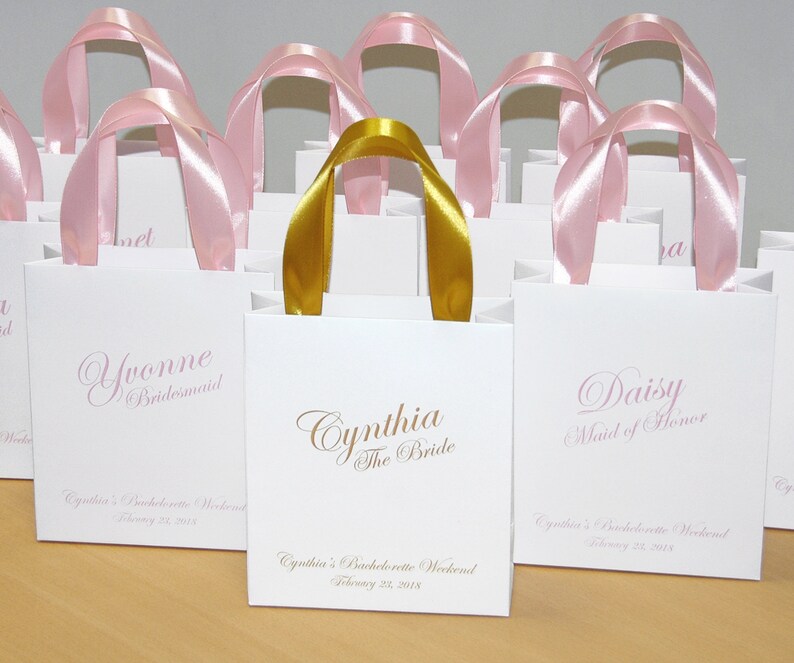 Bachelorette Weekend favor bags Hen Weekend gift Etsy