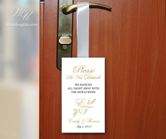 Goldene Hochzeit Türschild bitte nicht stören Türschild Etsy
