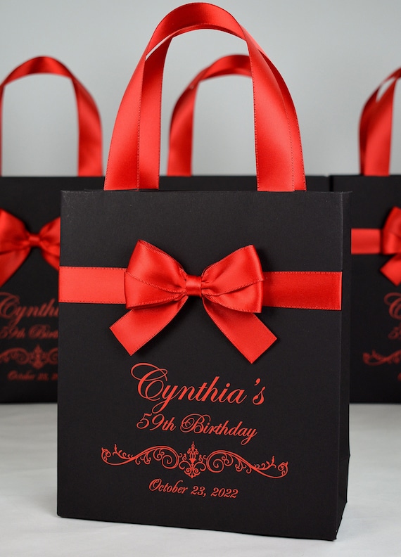 Personalized gift bags for birthdays store