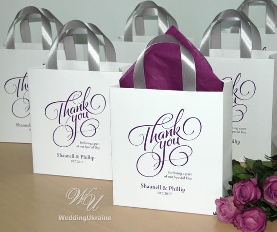 Personalized Wedding Gift Bags