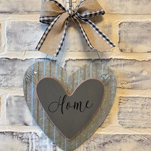 multiple styles available Heart Wall Hanging Rustic Country Farmhouse Home Decor image 3