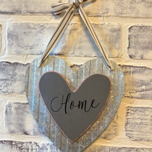 multiple styles available Heart Wall Hanging Rustic Country Farmhouse Home Decor image 7