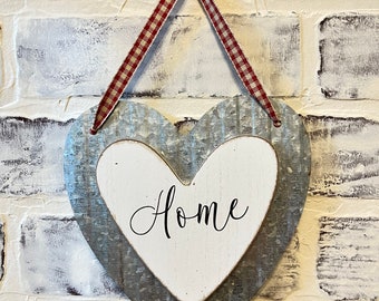 multiple styles available Heart Wall Hanging Rustic Country Farmhouse Home Decor