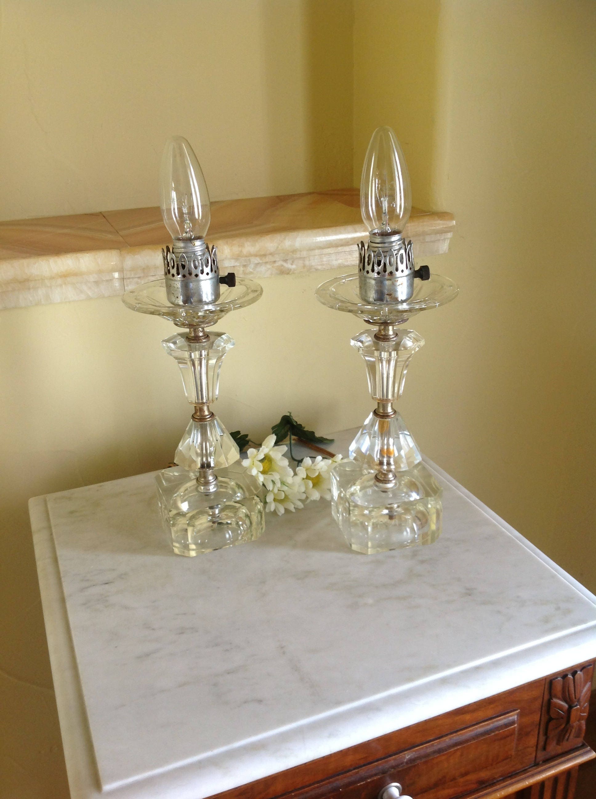 Vintage Bedside Lamps