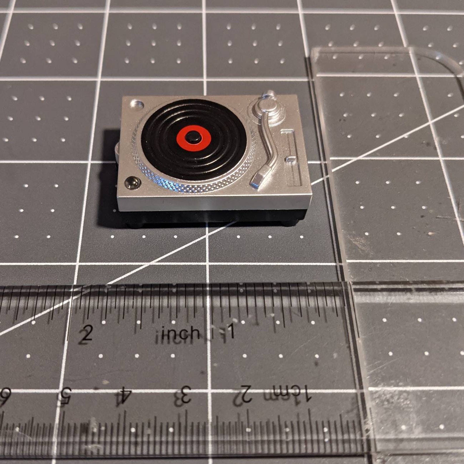 112 Scale Dollhouse Mini Record Player Turntable Classic Etsy UK