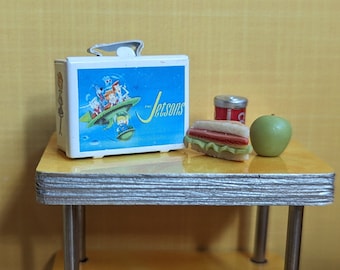 Jetsons Mid-Century Metal Lunchbox Dollhouse Miniature 1:12 Scale