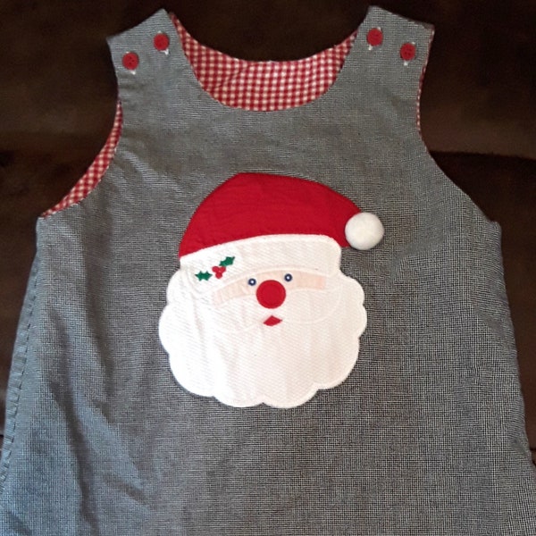 Reversible Santa Claus and Gumball Machine Dress - Two Dresses in One! Possibly Homemade