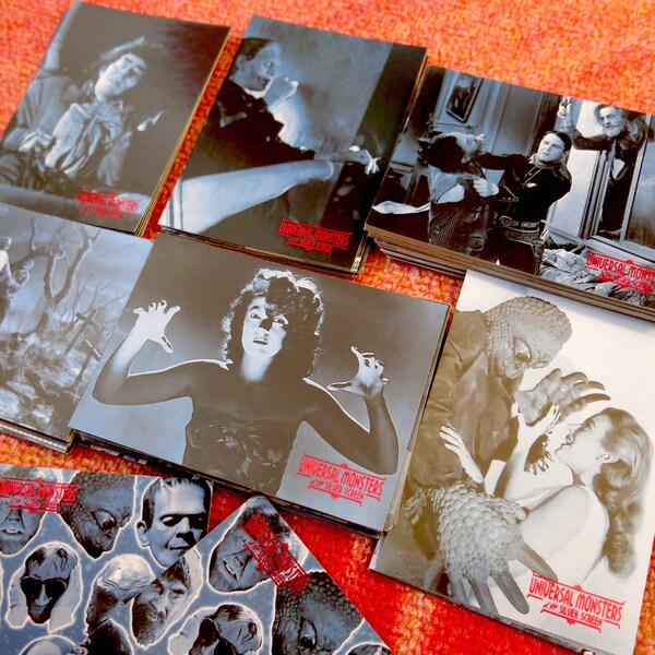 Complete Your Collection! INDIVIDUAL Universal Monsters of the Silver Screen Trading Cards, 1996