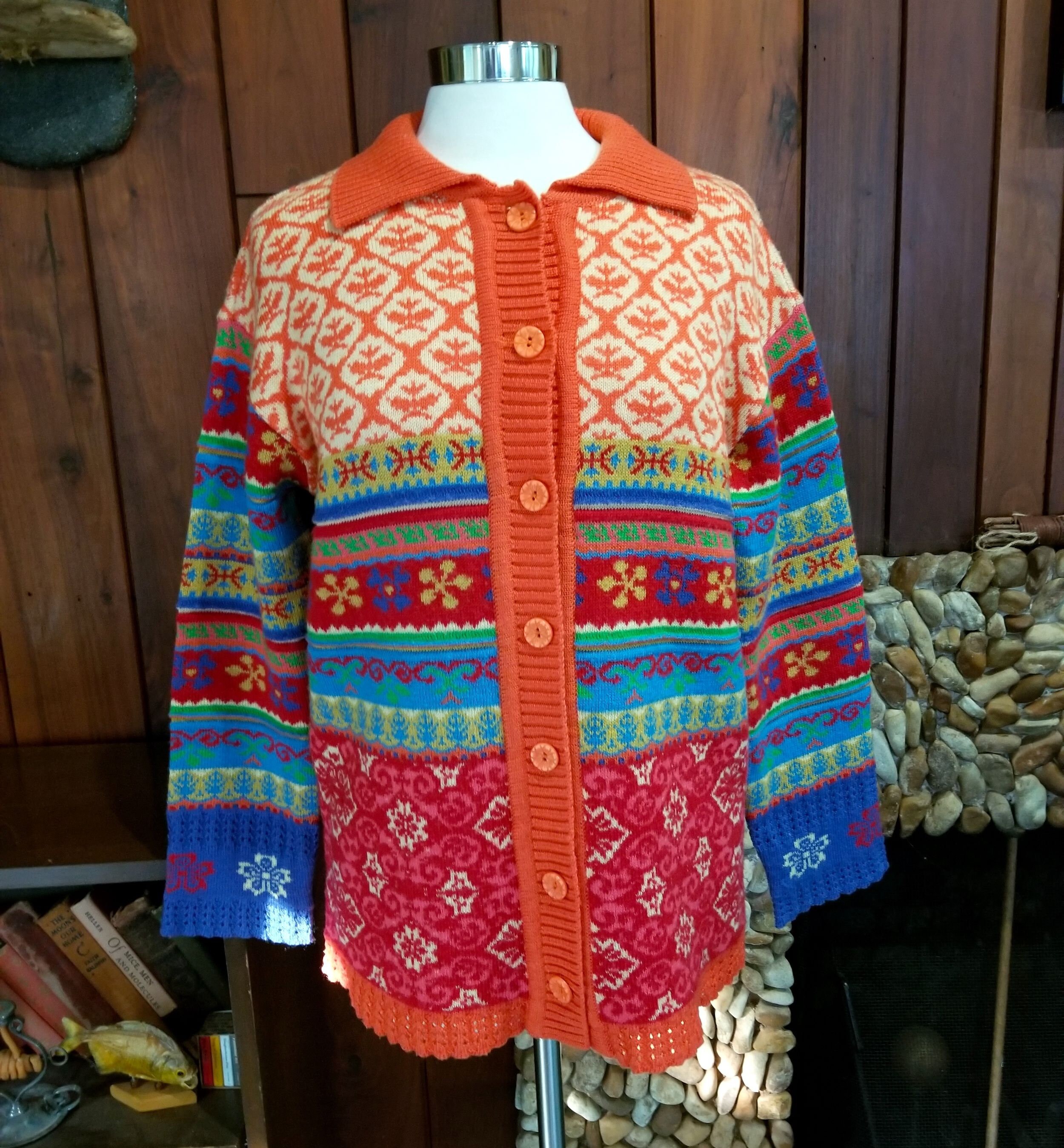 Button Down Sweater - Etsy